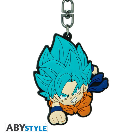 DRAGON BALL SUPER - Porte-clés PVC Goku Saiyan Blue