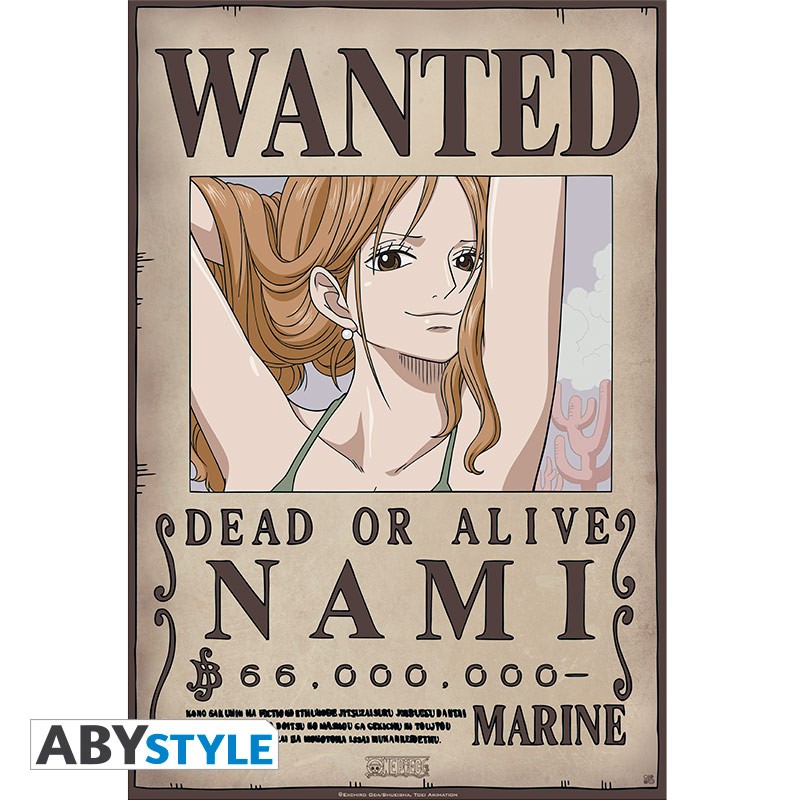 ONE PIECE - Poster "Wanted Nami New" (52x35)