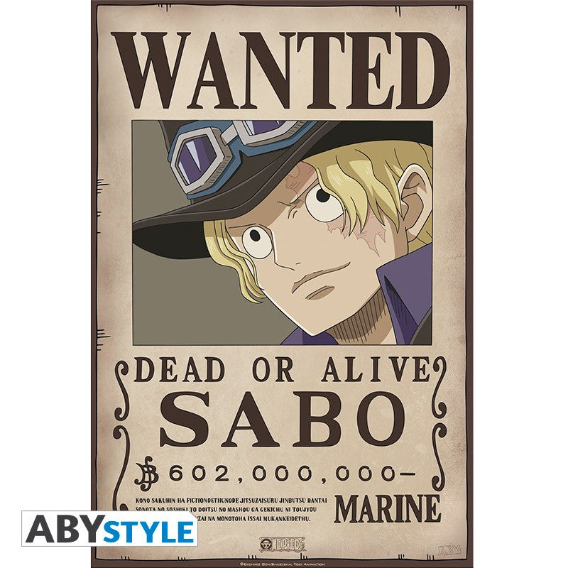 ONE PIECE - Poster "Wanted Sabo" (52x35)