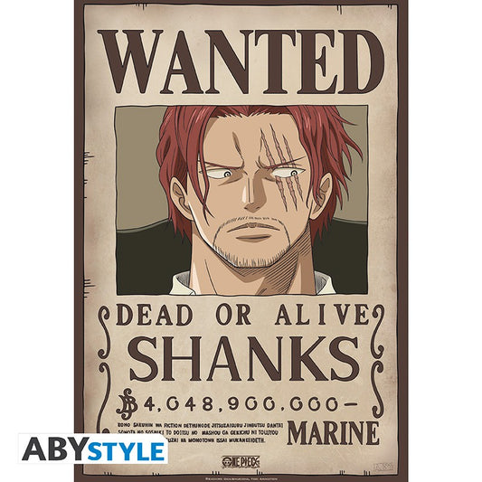 ONE PIECE - Poster "Wanted Shanks" (52x35)